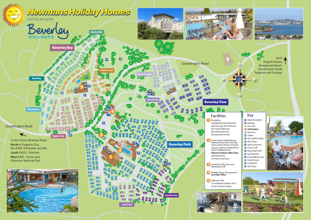 Map of Beverley Holidays